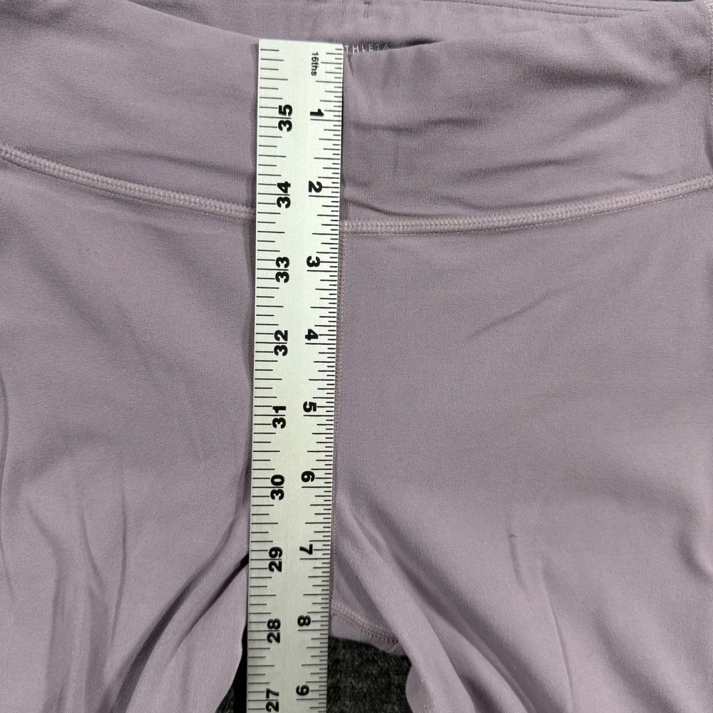 Athleta Girl Bring It Tight Lavender Purple Mesh Panel Leggings Size L 12